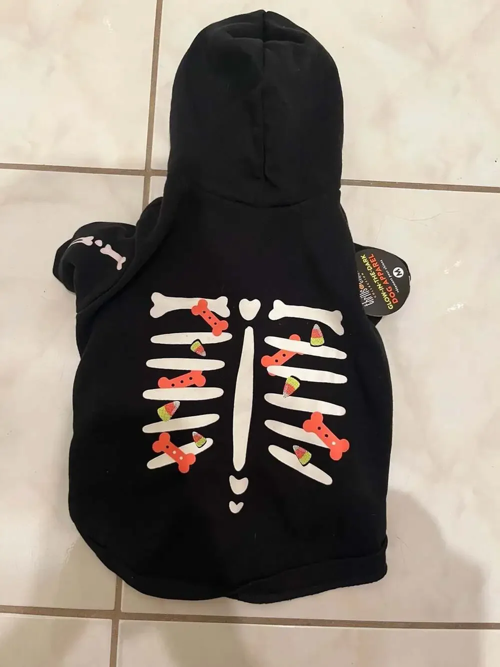 Thrills & Chills Collection Glow-in-the-Dark Skeleton Dog Hoodie